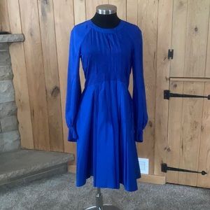 ASOS royal blue Maternity dress with tie neck